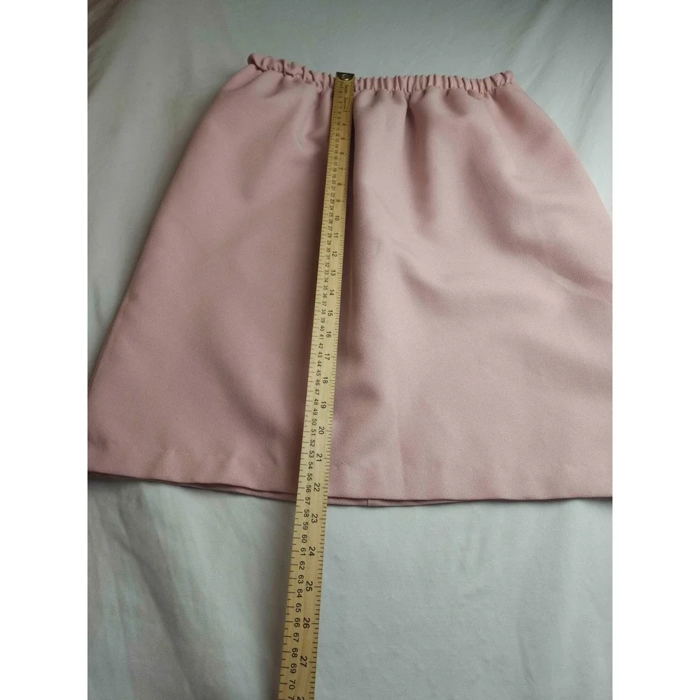 Koret‎ Pencil Skirt Womens Size 16W Pink Woven Classic Timeless Retro Vintage